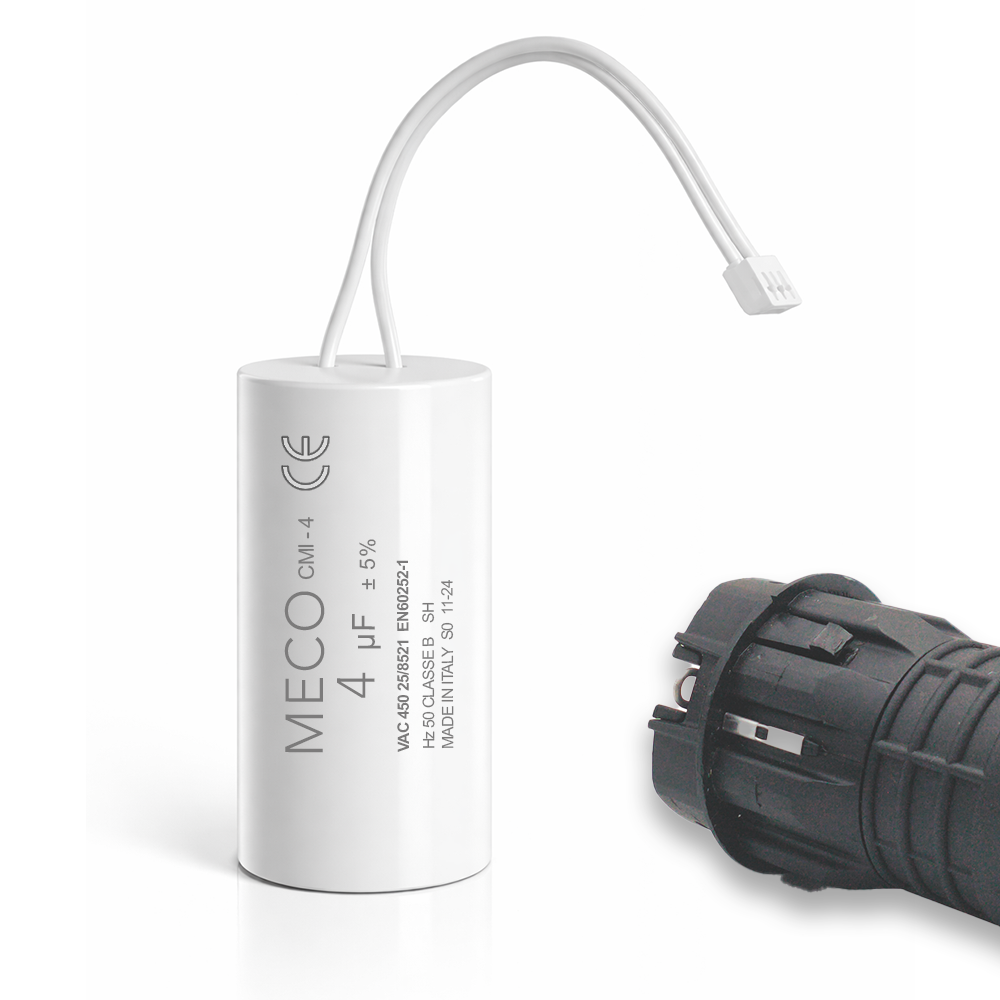 Condensateur volet roulant Bubendorff à connecteur – 3,5 à 7 µF – Image 2